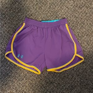 Under armour purple shorts